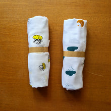 Load image into Gallery viewer, Muslin Cotton Swaddle Pack of 2- Combo 3