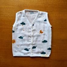 Load image into Gallery viewer, Muslin Cotton Jabla Pack of 2- Yellow Bee and High In Sky