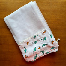 Load image into Gallery viewer, Playful Dolphin-Muslin Cotton Thottil and Mosquito Net Set