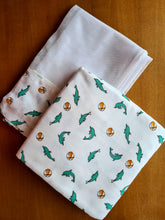 Load image into Gallery viewer, Playful Dolphin-Muslin Cotton Thottil and Mosquito Net Set