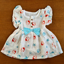 Load image into Gallery viewer, Under The Sea-Muslin Cotton Frock