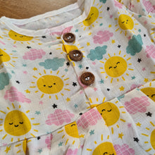Load image into Gallery viewer, Morning Sky-Muslin Cotton Frock