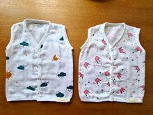 Load image into Gallery viewer, Muslin Cotton Jabla Pack of 2- Pink Crown and High In Sky
